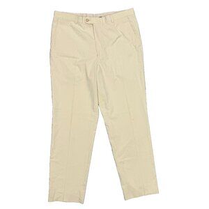 Burberry London Corduroy Pants Lightweight Cotton Made in USA Beige 36x33